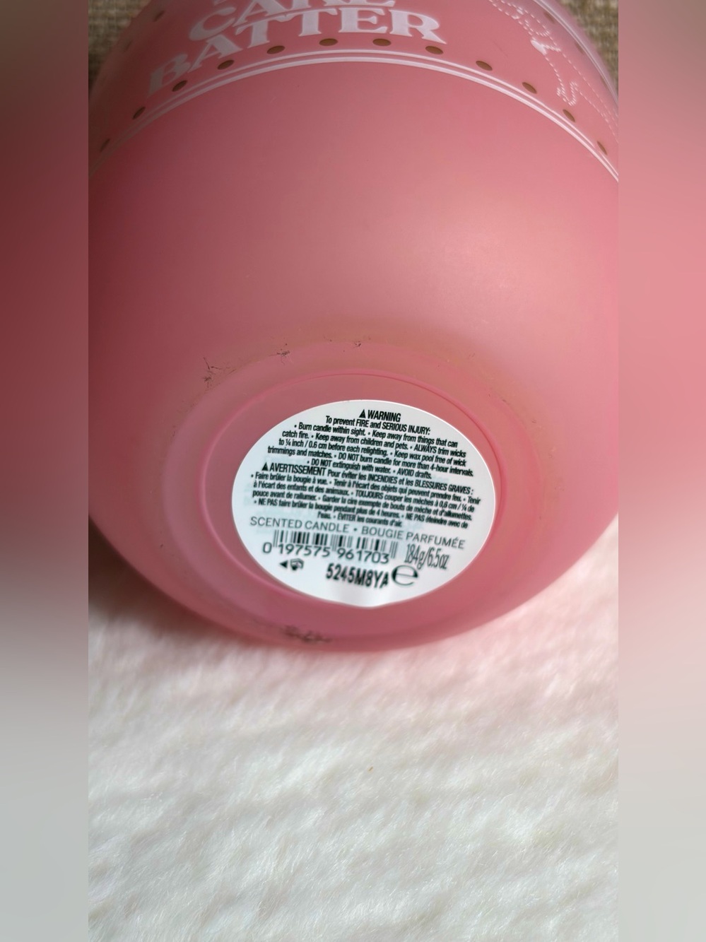 PINK Victoria’s Secret - CAKE BATTER Candle - Picture 8 of 10